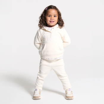 بنطلون جري من الميلتون بلون بيج للفتيات الصغيرات